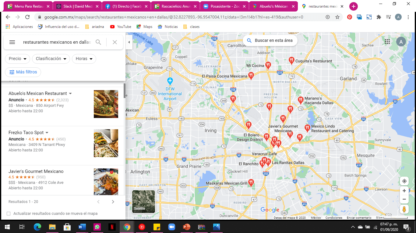 restaurantes con anuncios de comida restaurantes con anuncios de comida
